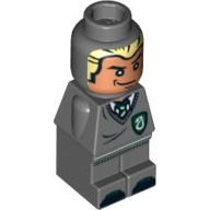 Lego mikrofigurka Draco Malfoy, tmavě modro šedá (4594646)